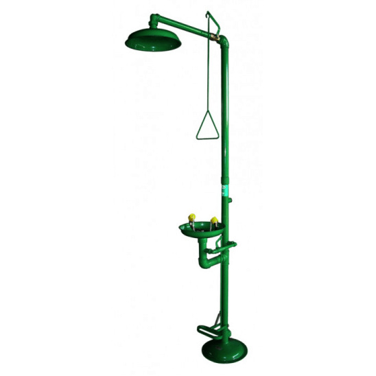 combiné douchette de sécurité laboratoire et lave yeaux