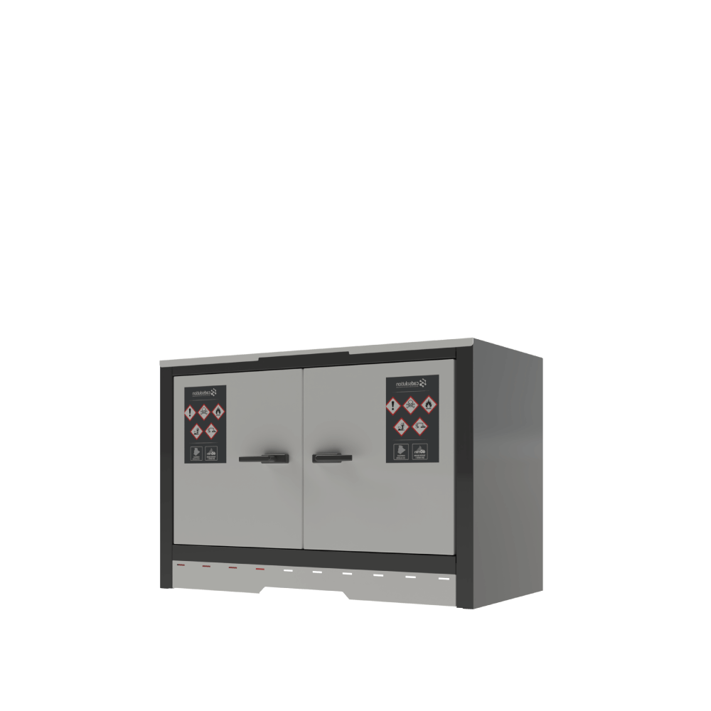 Armoire de sécurité basse sous paillasse résistance feu 60 minutes