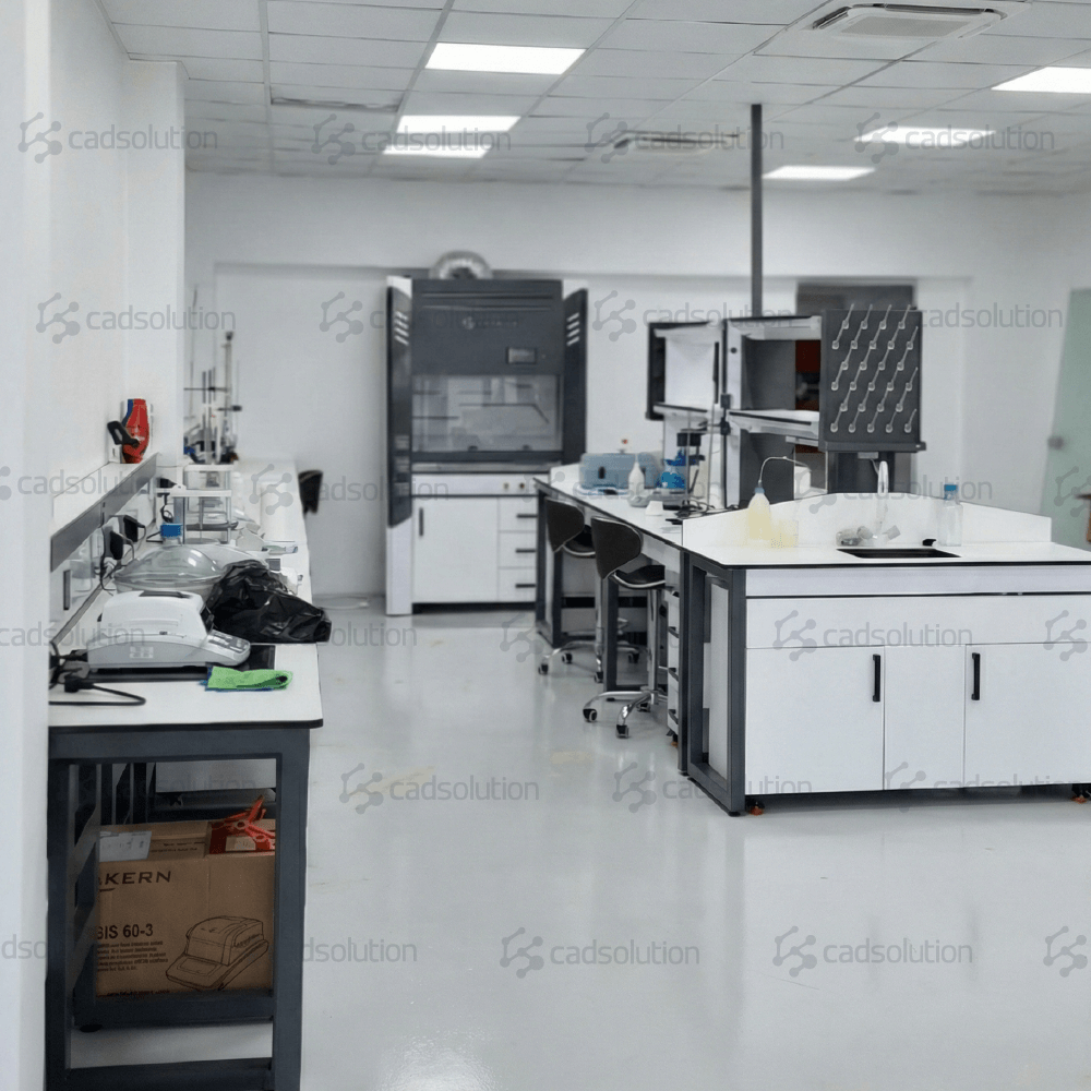 Installation complète d'équipements pour laboratoire à Oran - cadsolution