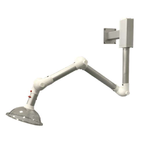 Bras d'aspiration pour montage au murale